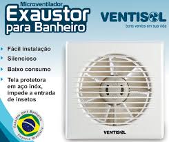 EXAUSTOR PARA BANHEIRO 150MM VENTISOL COMPL.